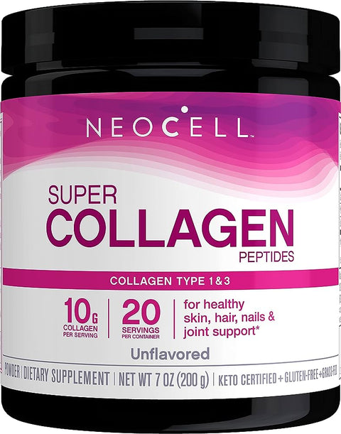 Buy NEOCELL SUPER COLLAGEN POWDER 20 SERV 200 G UNFLAVORED Online - Kulud Pharmacy