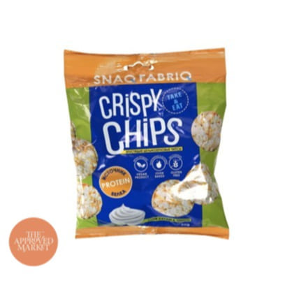 Snaq Fabriq Chips Low-calorie - Sour Cream And Green Onions 50 G