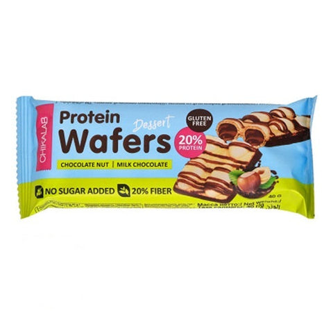 Chikalab protein Wafers Dessert Chocolate Nut Milk Chocolate 40g