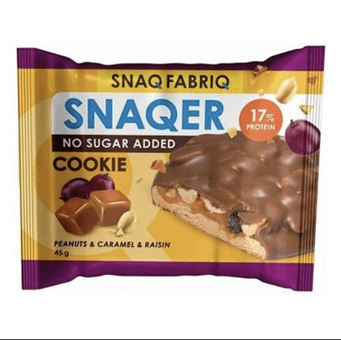 Snaq Fabriq Glazed Cookie Peanuts Raisins And Caramel 45G