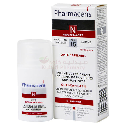 Buy Pharmaceris Opti Capilaril Spf15 Eye Cream 15 ML Online - Kulud Pharmacy