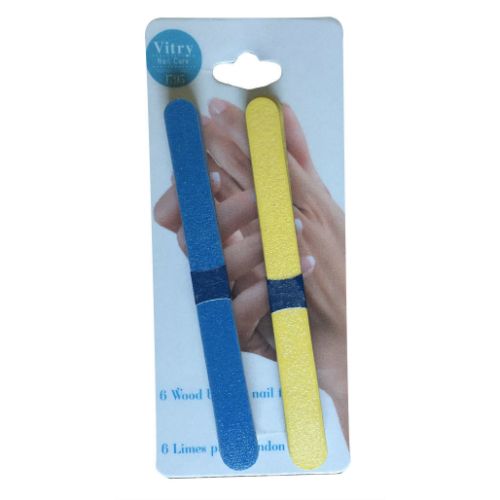 Vitry Wood Backed Nail File 1 PC | Clippers & Files Vitry Wood Backed Nail File 1 PC | Clippers & Files