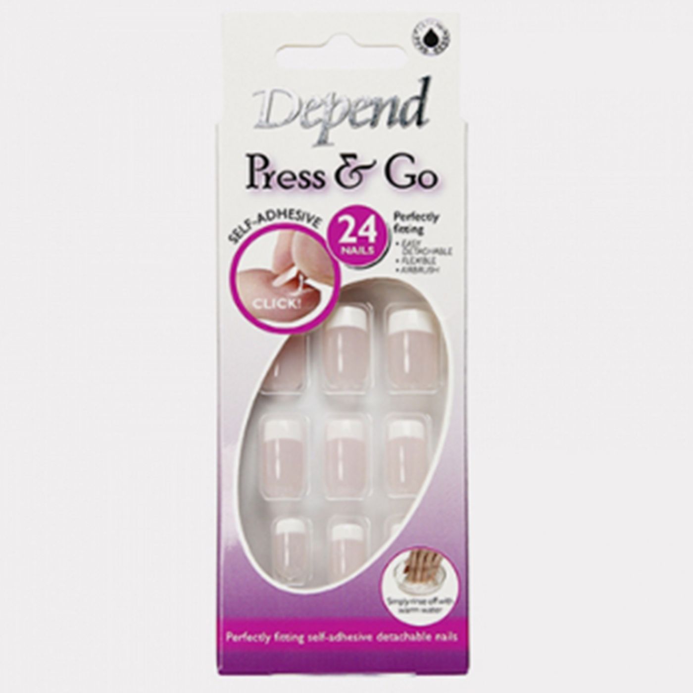 Depend Self Adhesive Artificial Nail 24 PC | Artificial Nails Depend Self Adhesive Artificial Nail 24 PC | Artificial Nails
