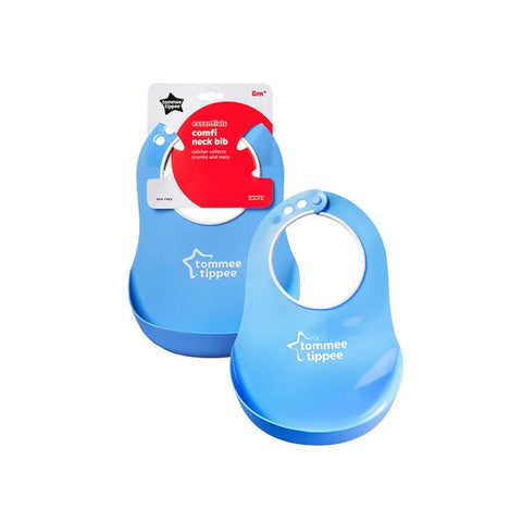 Tommee Tippee Essentials Comfi Neck Catch Bib (Blue)