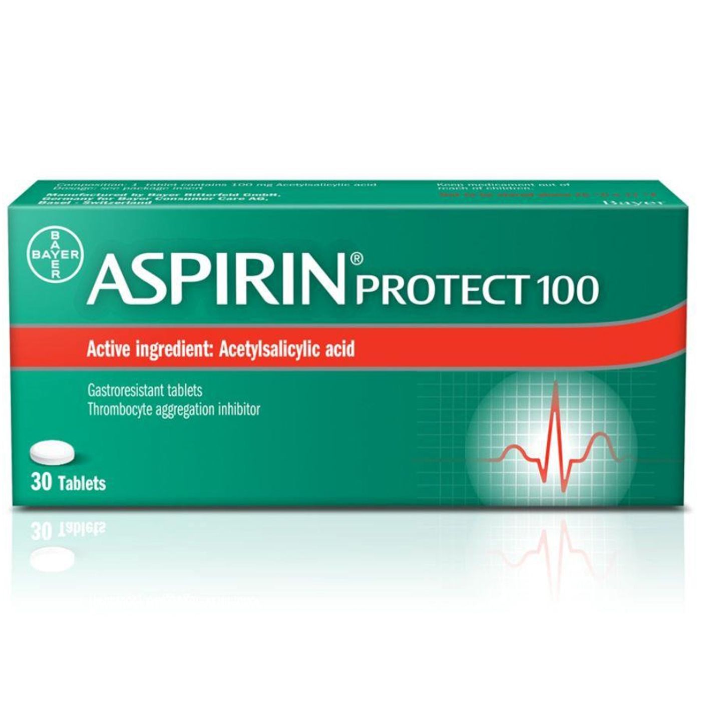 Aspirin Protect, Heart Protection 100mg - 30 Tablets | Kulud Pharmacy