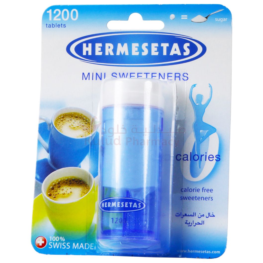 Hermesetas Mini Classic Sweetener Candy 1200 PC | Artificial Sweeteners Hermesetas Mini Classic Sweetener Candy 1200 PC | Artificial Sweeteners