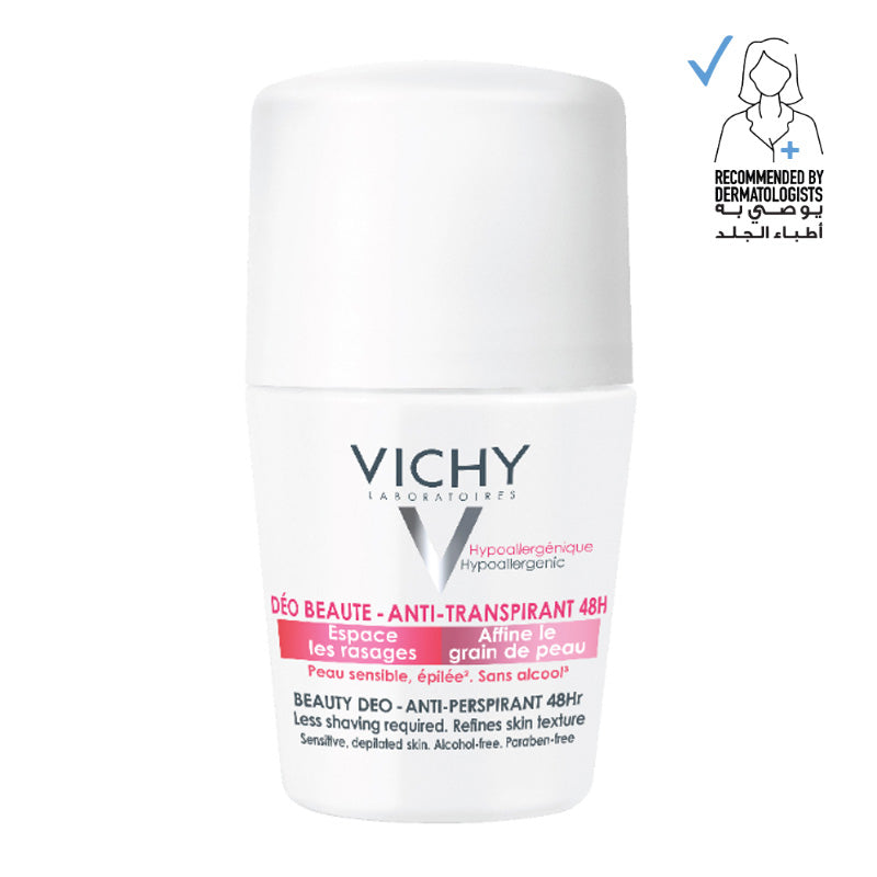 Vichy Deodorant Roll-On Beauty Anti-Perspirant 50ml | Deodorants & Body Powders