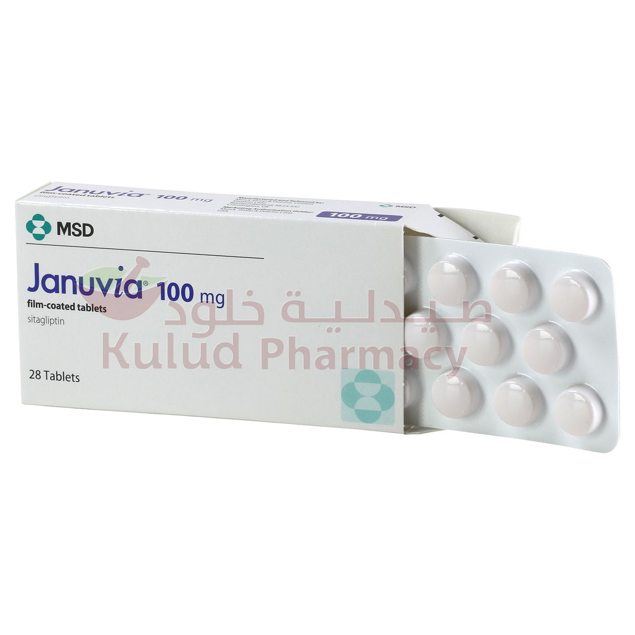 Januvia® 100 Mg Film-Coated Tablets Tablet 100 Mg 28 PC | Kulud Pharmacy