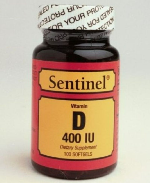 Buy Sentinel Vitamin D3 Soft Gelattin Capsule 400 I.U 100 PC Online - Kulud Pharmacy