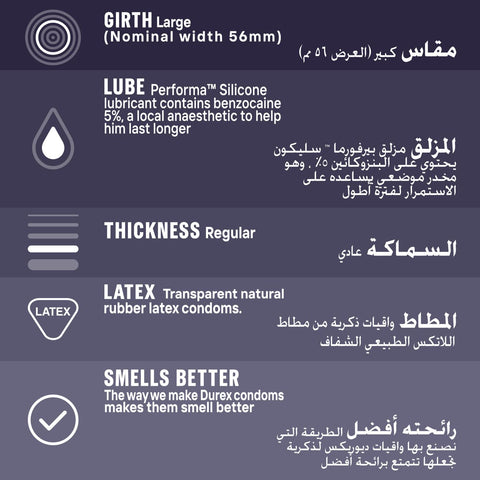 Durex Mutual Pleasure Condom -10s