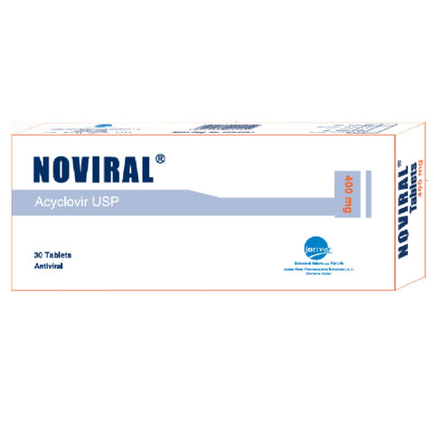 Buy Noviral Tablet 400 Mg 30 PC Online - Kulud Pharmacy