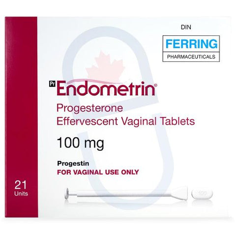 Buy Endometrin Vaginal Suppository 100 Mg 21 PC Online - Kulud Pharmacy