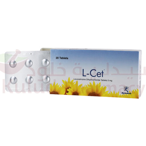 Buy L Cet Tablet 20 Tab Online - Kulud Pharmacy