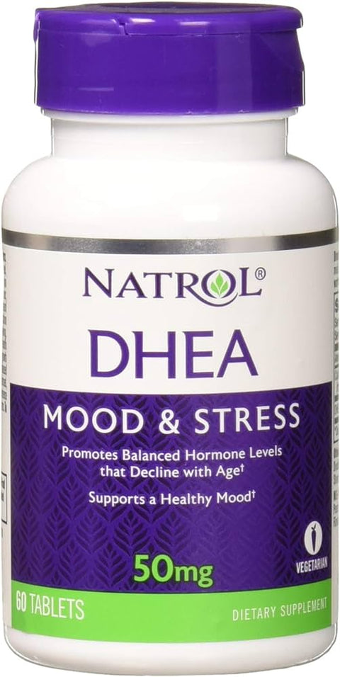 Buy NATROL DHEA MOOD & STRESS 50 MG 60 TABLETS Online - Kulud Pharmacy