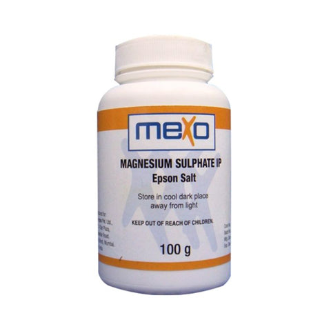 Buy Mexo Epsom Salt Powder 100 GM Online - Kulud Pharmacy