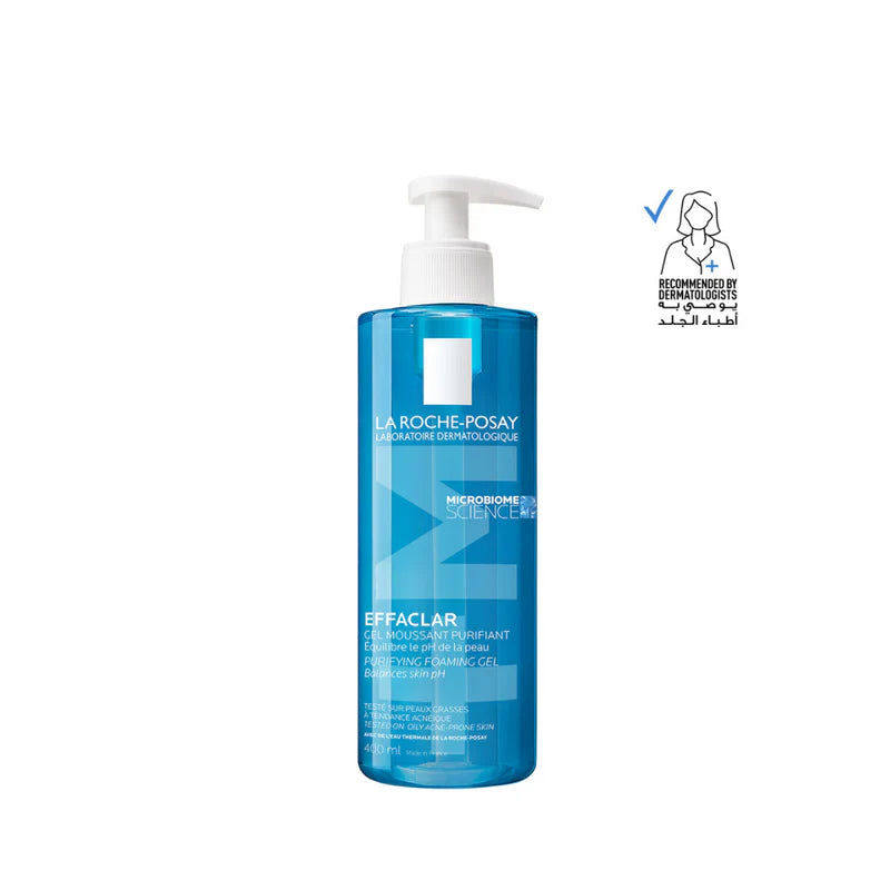La Roche-Posay Effaclar Acne Foaming Cleansing Gel for Oily and Acne Prone Skin 400ml | Cleansers
