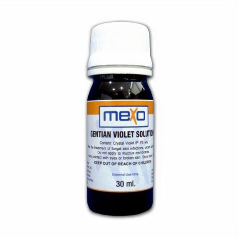 Buy Mexo Gentian Violet Solution 30 MM Online - Kulud Pharmacy