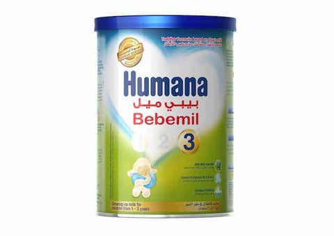 Buy Humana Bebemil 3 Growing Up 1-3 Years Milk Formula 400 GM Online - Kulud Pharmacy