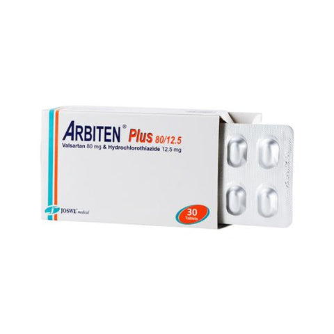 Buy Arbiten Plus Tablet 80/12.5Mg 30 PC Online - Kulud Pharmacy