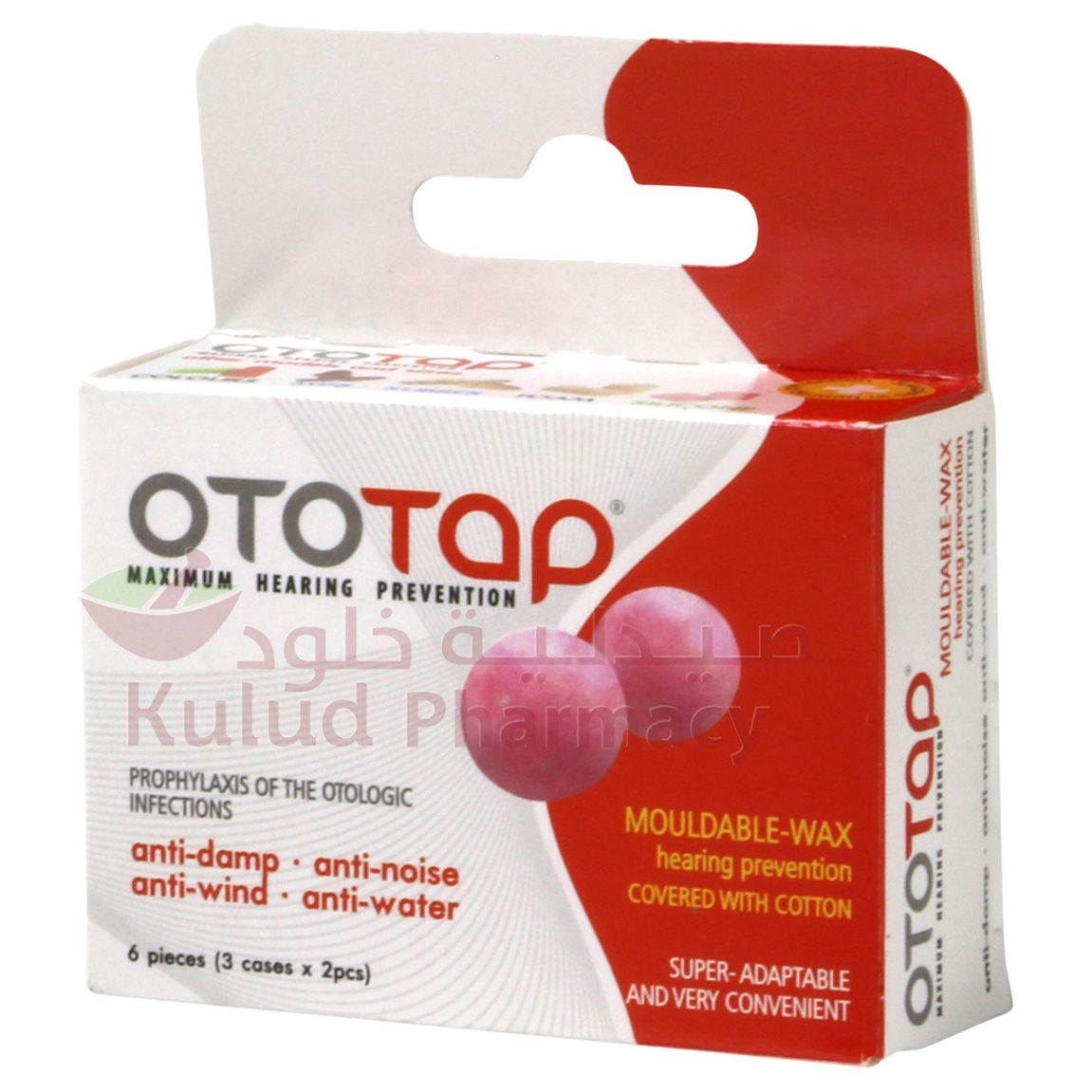 Ototab Wax Ear Plug 6 PC | Ear Plugs Ototab Wax Ear Plug 6 PC | Ear Plugs