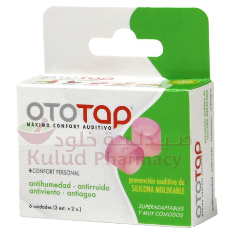 Buy Ototab Silicone Ear Plug 6 PC Online - Kulud Pharmacy