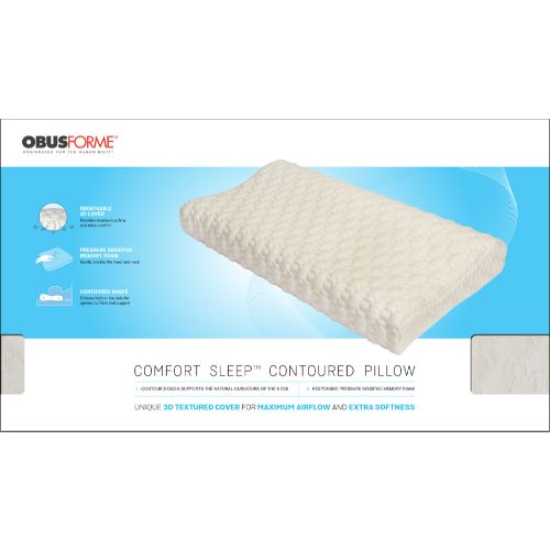 Obusforme Comfort Sleep Contoured Pillow 1 PC | Pillows Obusforme Comfort Sleep Contoured Pillow 1 PC | Pillows