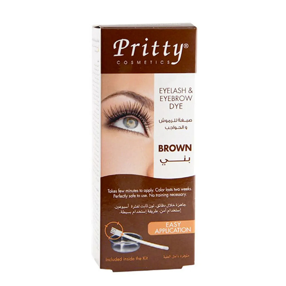 Pritty Eyelash & Eyebrow Dye Brown | Eye Brow Care Pritty Eyelash & Eyebrow Dye Brown | Eye Brow Care