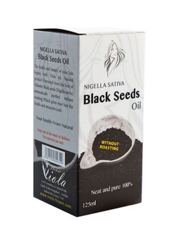 Buy Viola Flower Natural Black Seeds Oil 125 ML Online - Kulud Pharmacy