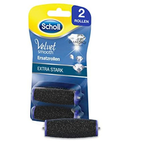 Buy Scholl Velvet Refill Extra Coarse 2 Pieces Foot File 1 PC Online - Kulud Pharmacy