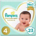 Buy Pampers Premium Care S4 Baby Diaper 23 PC Online - Kulud Pharmacy