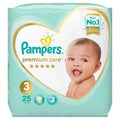 Buy Pampers Premium Care S3 Baby Diaper 25 PC Online - Kulud Pharmacy