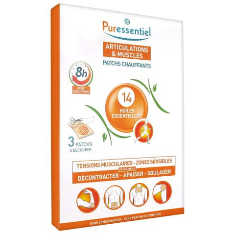 Puressentiel Muscles And Joints Heating Patch 3 PC