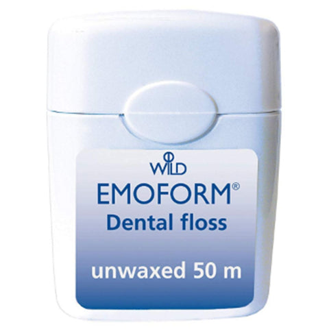 Buy Emoform Un Waxed Dental Floss 50 MT Online - Kulud Pharmacy