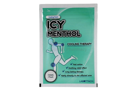 Buy Wooshin Icy Menthol Patch 3 PC Online - Kulud Pharmacy