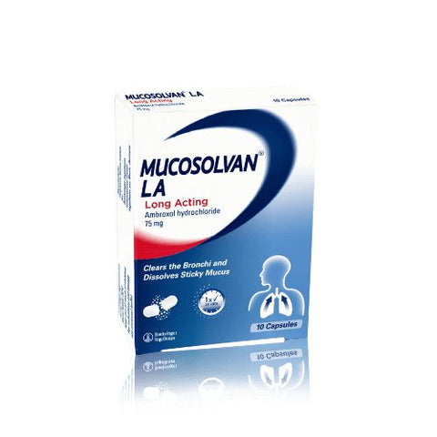 Buy Mucosolvan Long Acting Capsule 75 Mg 10 PC Online - Kulud Pharmacy