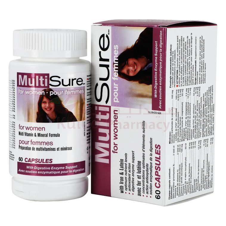 Webber Naturals Multisure Women Capsule 60 PC | Kulud Pharmacy