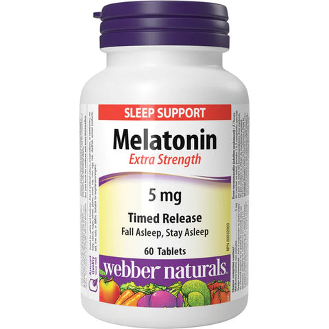 Webber Naturals Melatonin Tablet 5 Mg 60 PC