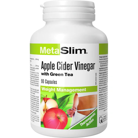 Webber Naturals Metaslim Apple Cider Vinger With Green Tea Capsule 90 CAP