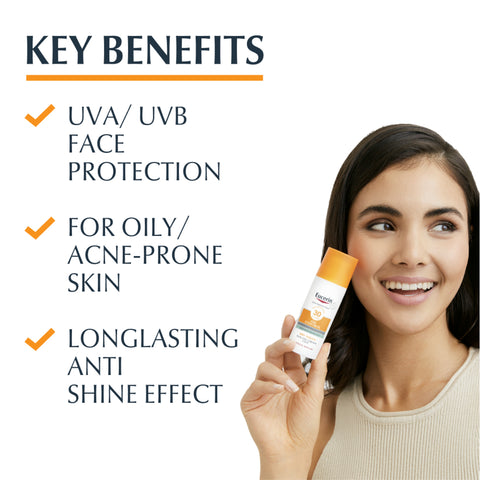 Eucerin Sun Oil Control Dry Touch Cream Gel 50 ML