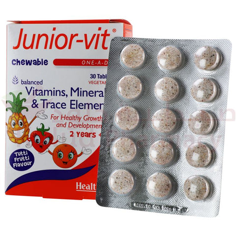 Buy Ha Junior Vit Chewable Tablet 30 PC Online - Kulud Pharmacy