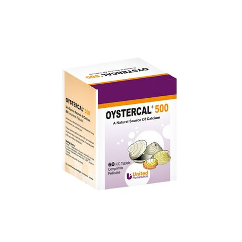 Buy Oystercal Tablet 500 Mg 60 PC Online - Kulud Pharmacy