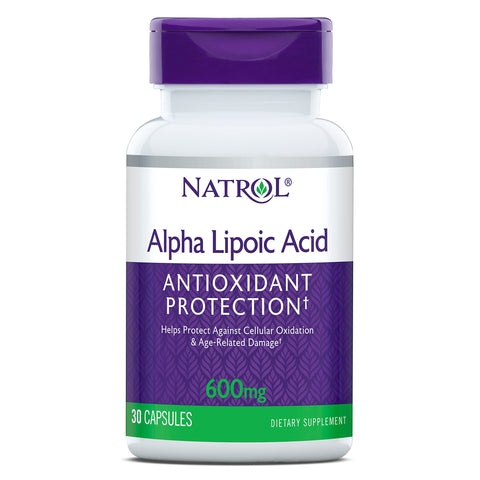 Buy NATROL ALPHA LIPOIC ACID 600 MG 30 CAPSULES Online - Kulud Pharmacy