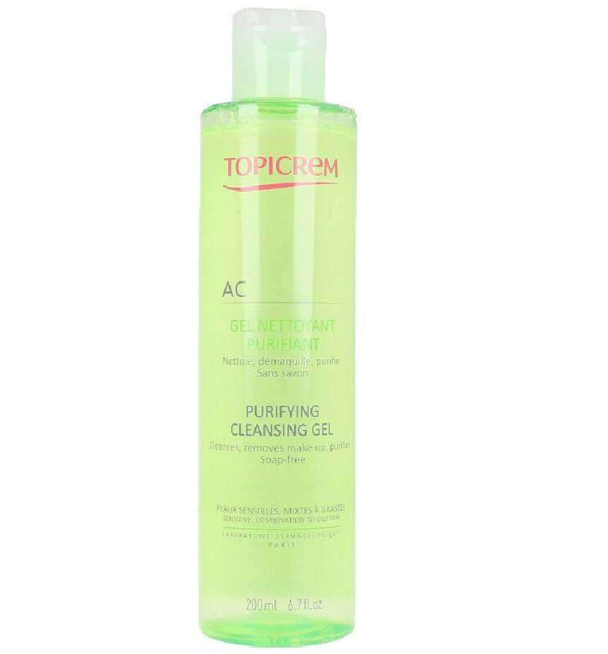 Topicrem Ac Purifying Cleansing Gel 200 ML | Cleansers Topicrem Ac Purifying Cleansing Gel 200 ML | Cleansers