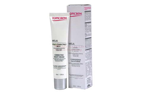 Buy Topicrem Mela Corrective Night Face Cream 40 ML Online - Kulud Pharmacy