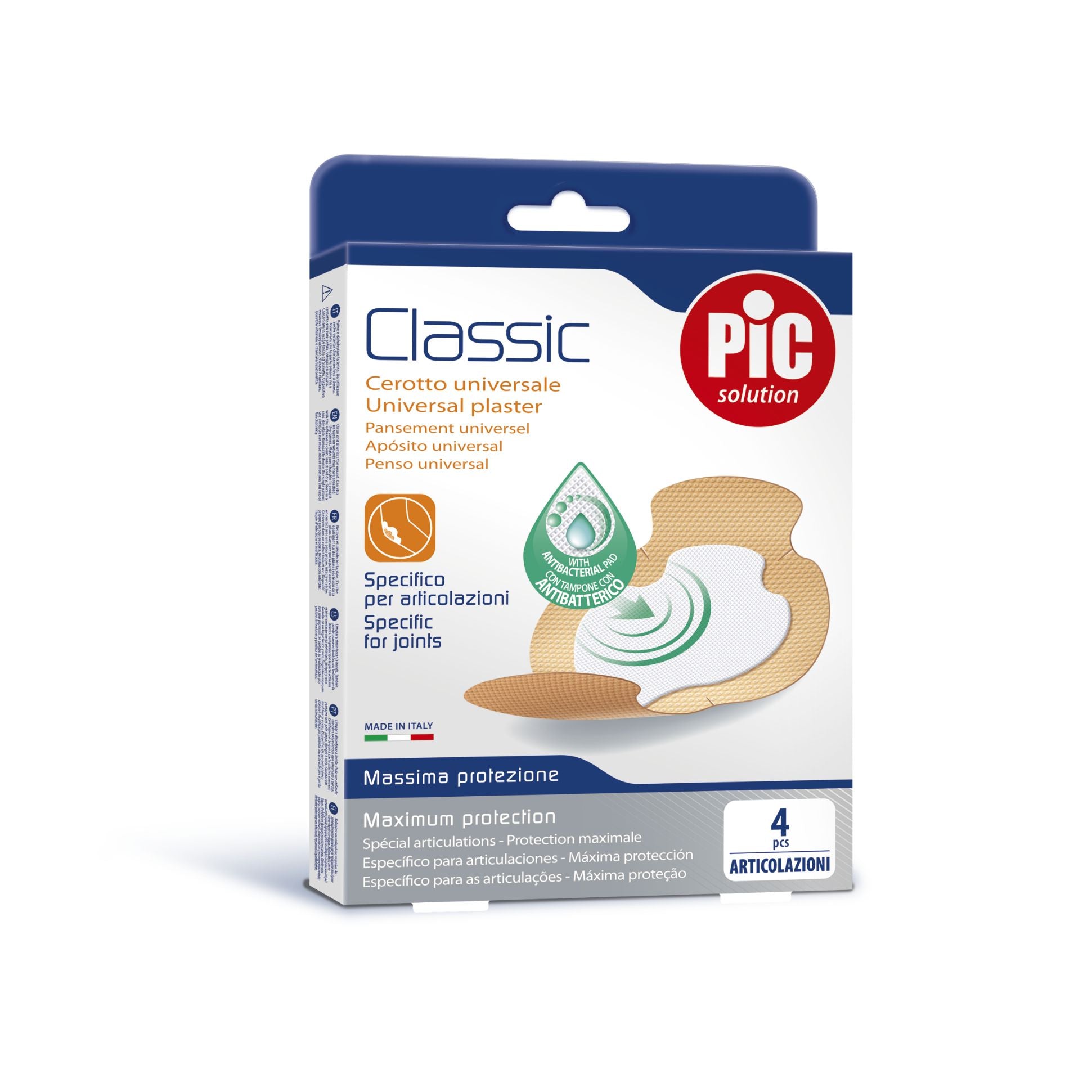Pic Classic Strip Specific For Joints Plaster 4 PC | Plasters Pic Classic Strip Specific For Joints Plaster 4 PC | Plasters