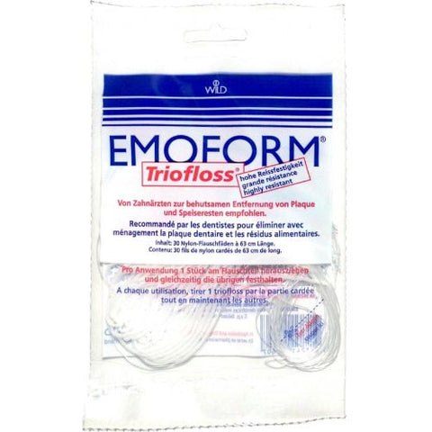 Buy Emoform Trio Dental Floss 63 CM Online - Kulud Pharmacy