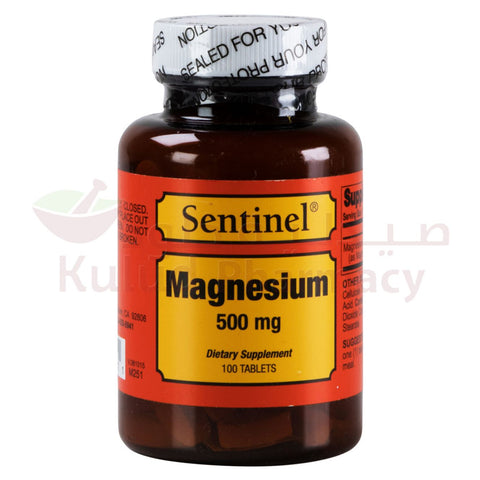 Sentinel Magnesium Tablet 500 Mg 100 PC
