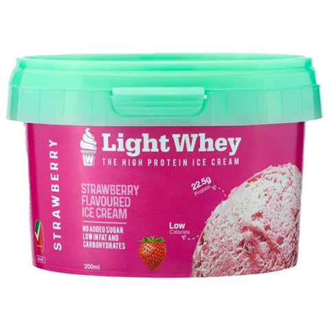 Lightwhey Strawberry Ice Cream 200Ml