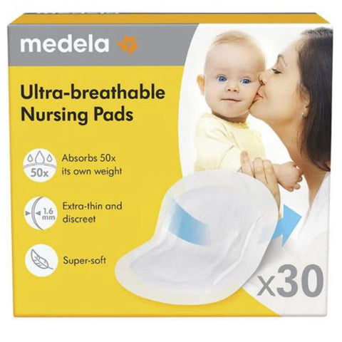 Medela Ultra-Breathable Nursing Pads 30's