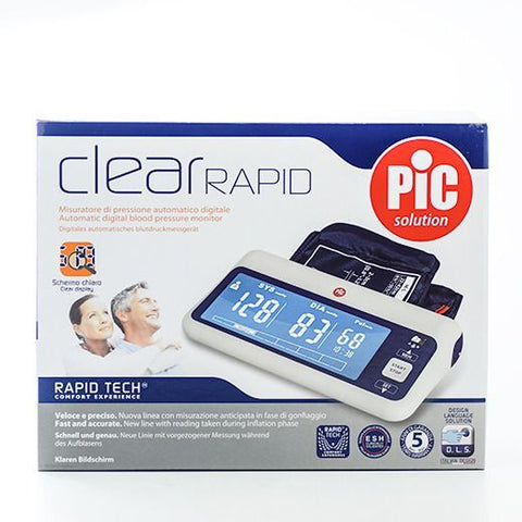 Buy Pic Clear Rapid Blood Pressure Monitor Arm Device 1 PC Online - Kulud Pharmacy